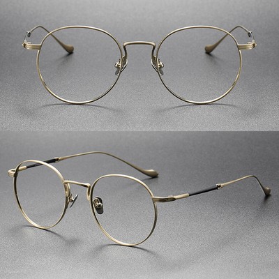 51mm Premium Titanium Round Bifocal Reading Glasses Readers +1.0~3.0