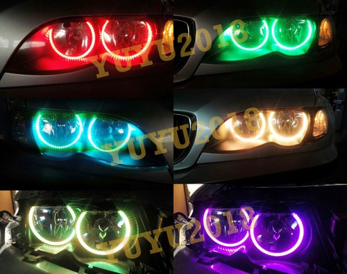 Anillo halo RGB para Alfa Romeo 159 Spider Brera faro ojo ángel bluetooth DRL - Imagen 4 de 16