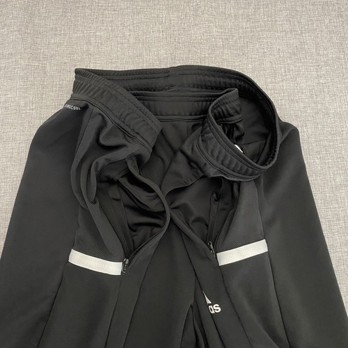 Adidas Team 19 Mens 3XL Training Aeroready Soccer Running Black Zip Pocket Pants - Picture 6 of 10