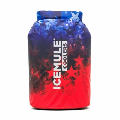 IceMule Classic Medium Backpack Cooler 15-Liter Waterproof Patriotic