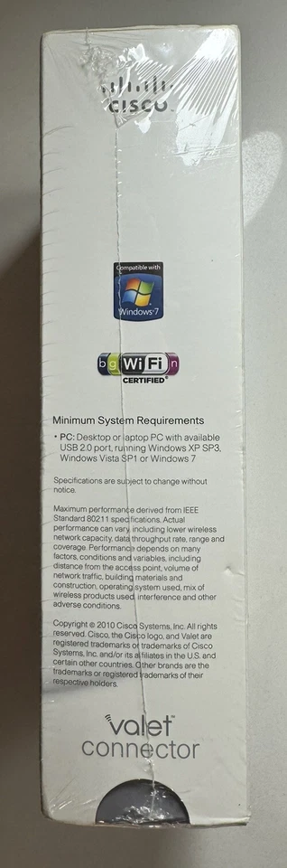 NEW Cisco Valet WIFI 2.4 Connector USB Wireless /g/n Network Adapter/Dongle AM10 - Image 3 of 4