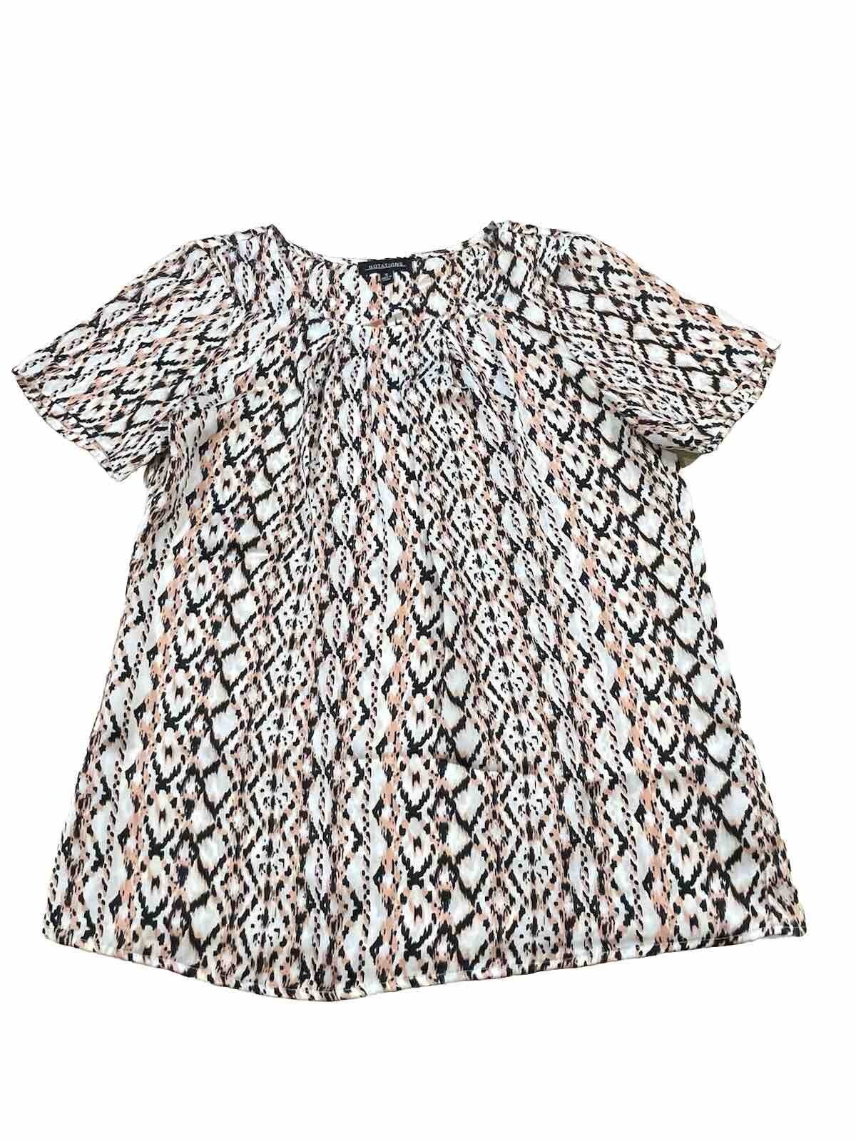 Notations Women's Multi colored geometric short s… - image 1