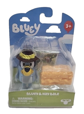 Bluey Story Starter Figurine - BLUEY & HAY BALE - BRAND NEW IN PACKAGING