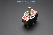 TOGGLE SWITCH DPDT CENTER OFF TOGGLE 10 AMP 250V 15 AMP 125V 6 PIN EC-1515