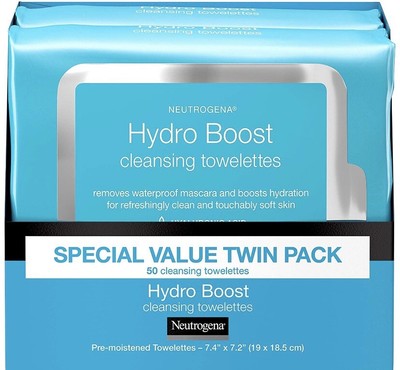 hydro boost cleansing towelettes