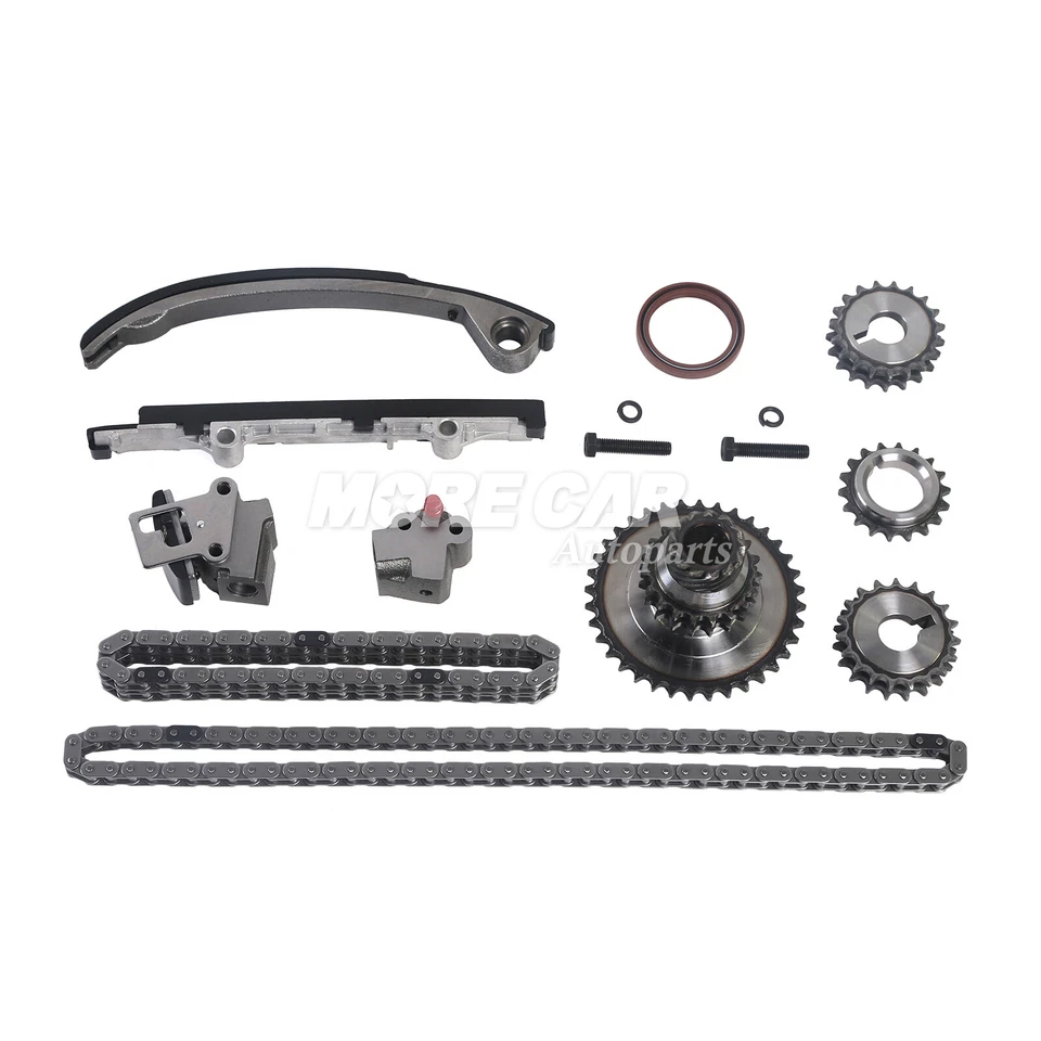 Kit de cadena de distribución con bomba de agua apta para motor Nissan 240SX 1991-1998 2,4 L KA24DE Foto 3 de 4