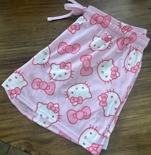 NWOT SANRIO HELLO KITTY PAJAMA SLEEPER SLEEPWEAR PINK SHORTS