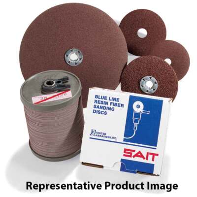 United Abrasives-SAIT 50084 9-1/8x7/8 Blue Line 2A AO Fiber Discs