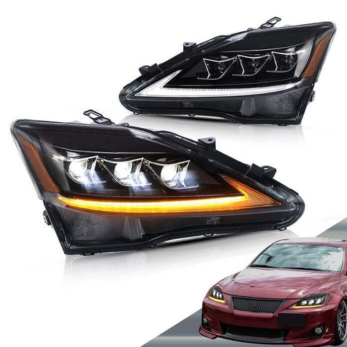 VLAND Full LED Headlights&LED Tail Lights For 2006-2013 Lexus IS 250 350 ISF - Picture 25 of 31
