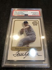 2001 FLEER GREATS AUTO TOM SEAVER POP 1 PSA AUTHENTIC DNA AUTO 10 perfect RIP