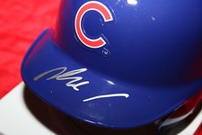 MUNENORI KAWASAKI AUTOGRAPHED SIGNED CHICAGO CUBS MINI HELMET COA