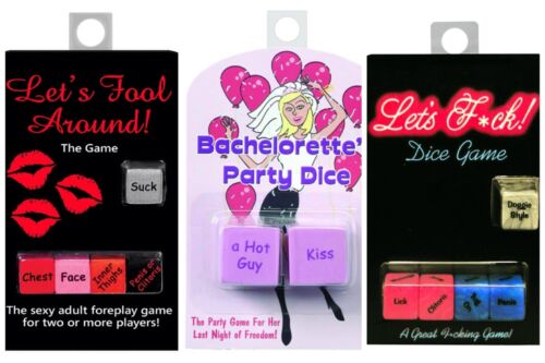 ADULT SEX DICE GAME SWINGERS COUPLES HEN NIGHT SAUCY FUN PARTY LETS F*CK FOOL eBay