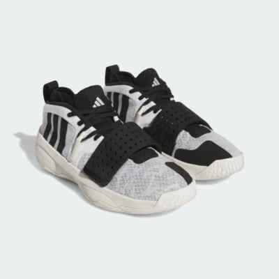 adidas Dame 8 Extply Weiß Schwarz Sneaker Sportschuh Basketball Herren -Gr. 44,5