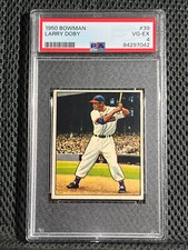 1950 BOWMAN #39 LARRY DOBY HOF PSA 4 VG-EX CLEVELAND
