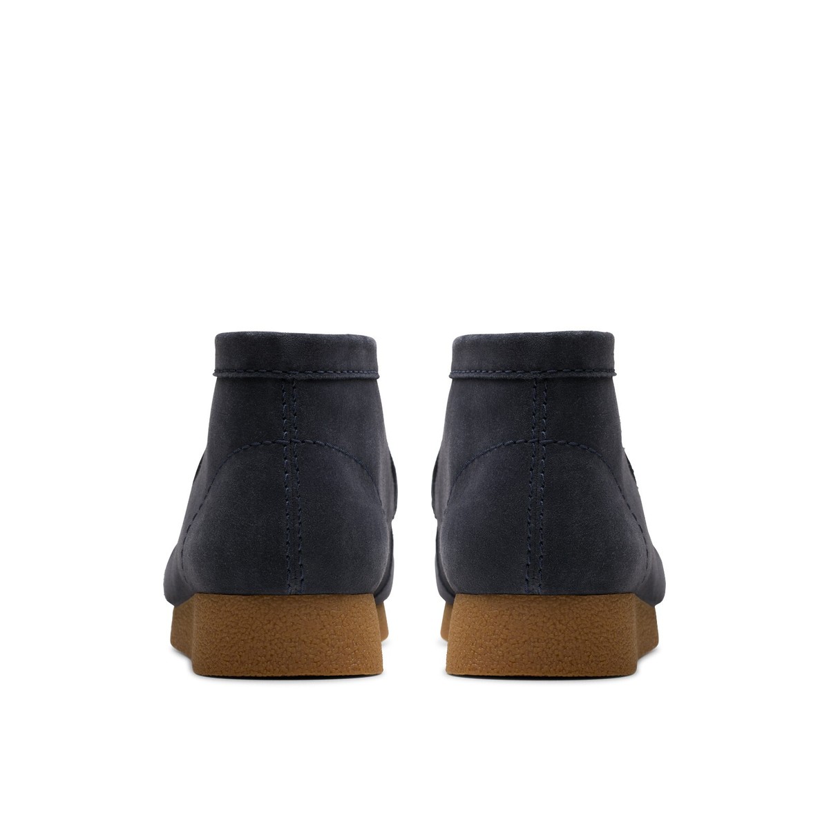 Clarks Wallabee Evo Oxford Uomo | Camoscio Blu Navy | Suola In Gomma | Stile Iconico | Taglia 44.5 EU - 2