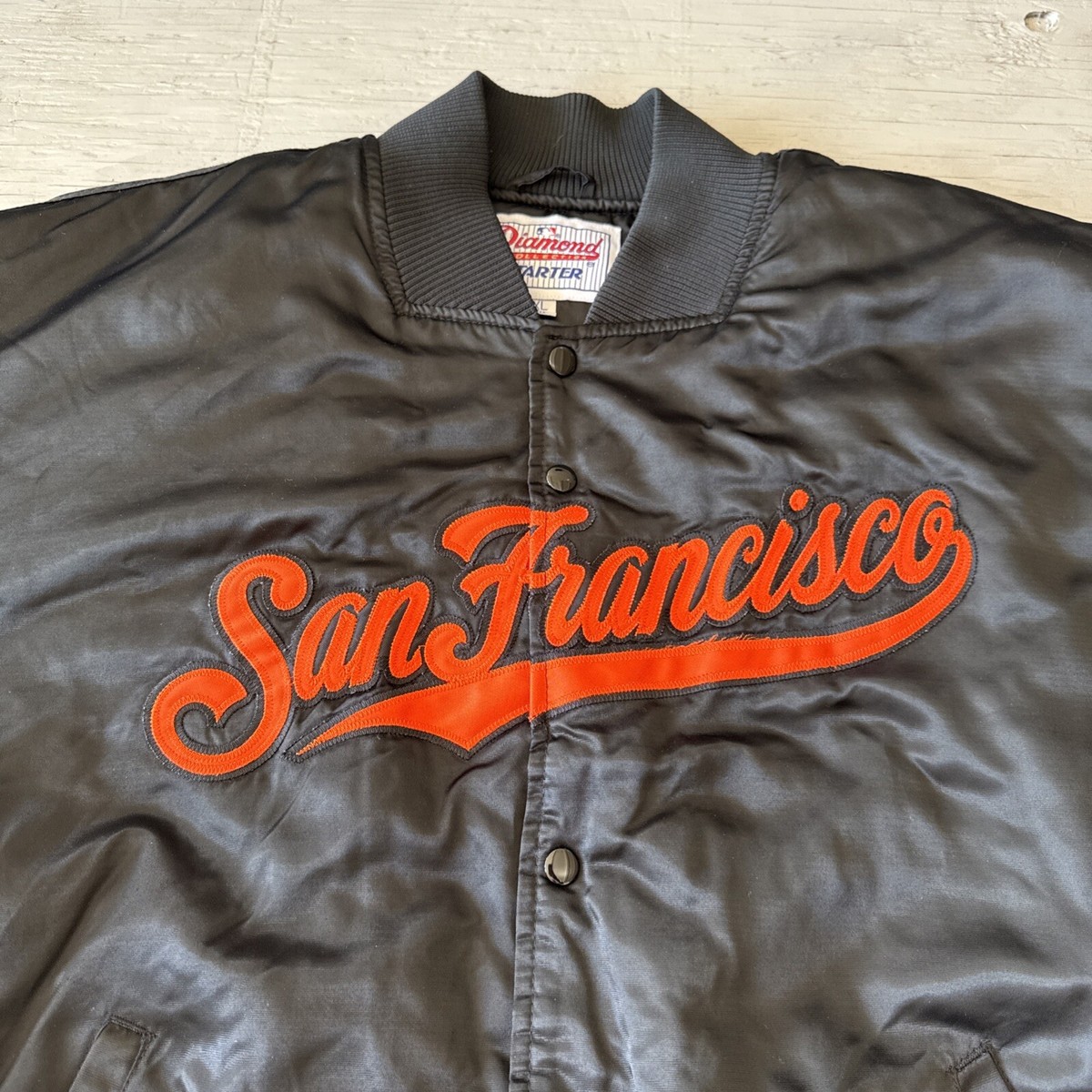 Vintage 90s MLB Starter San Francisco SF Giants Diamond Vintage 90s MLB Starter San Francisco SF Giants Diamond