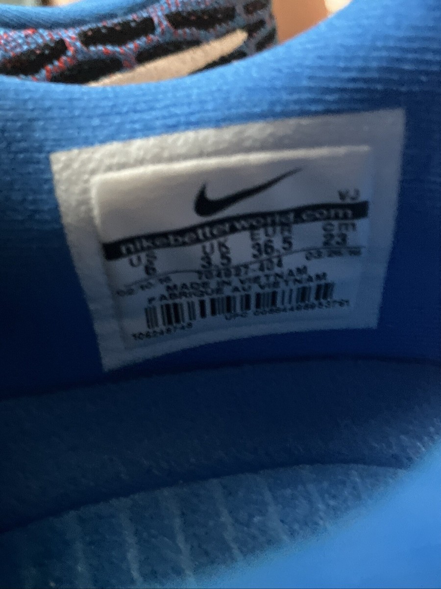 New Nike Better World Shoes Size 6W Feminine Style Teal Purple