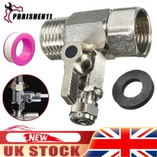 T-Connection Feed Water Adapter Ball Valve Faucet Tap Feed Reverse Osmosis UK