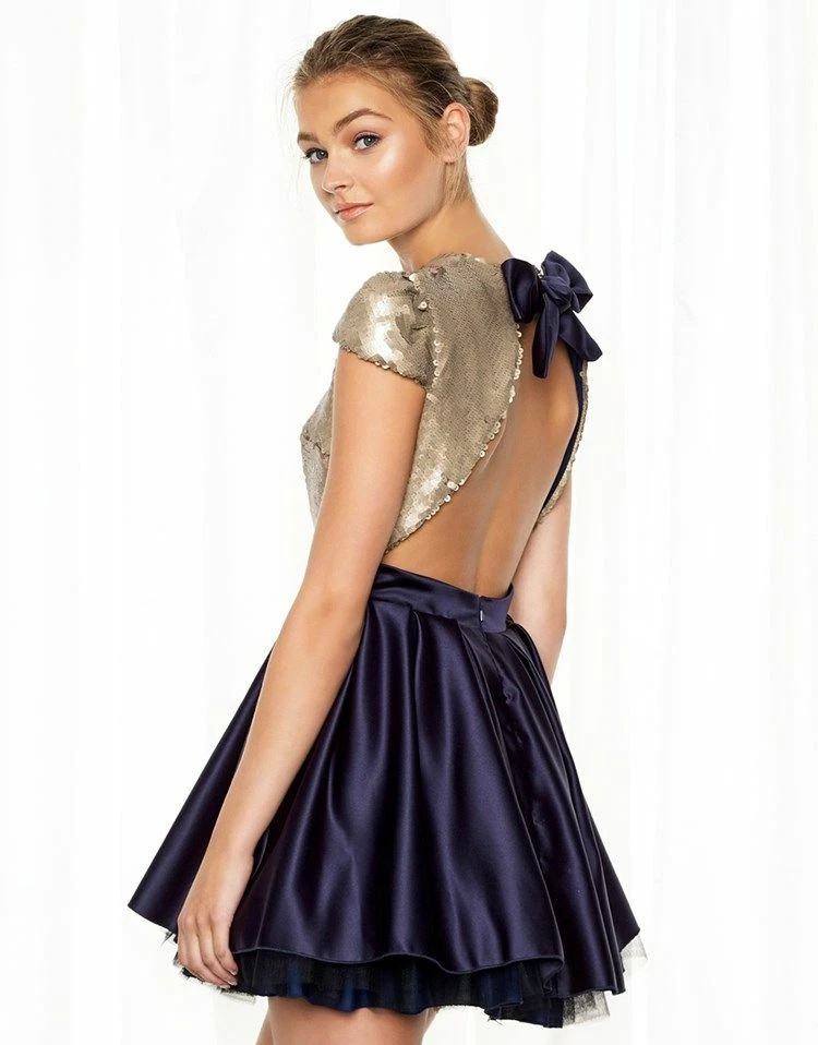 Gold skater top dress uk