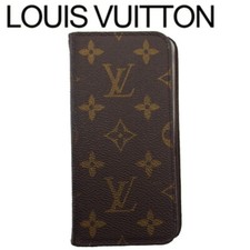 LOUIS VUITTON iPhoneX XS Case Monogram Authentic Used T22168