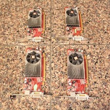 Lot 4 ATI Radeon HD2400XT 256MB PCIe Video Graphics Card 102B2761700 DMS-59