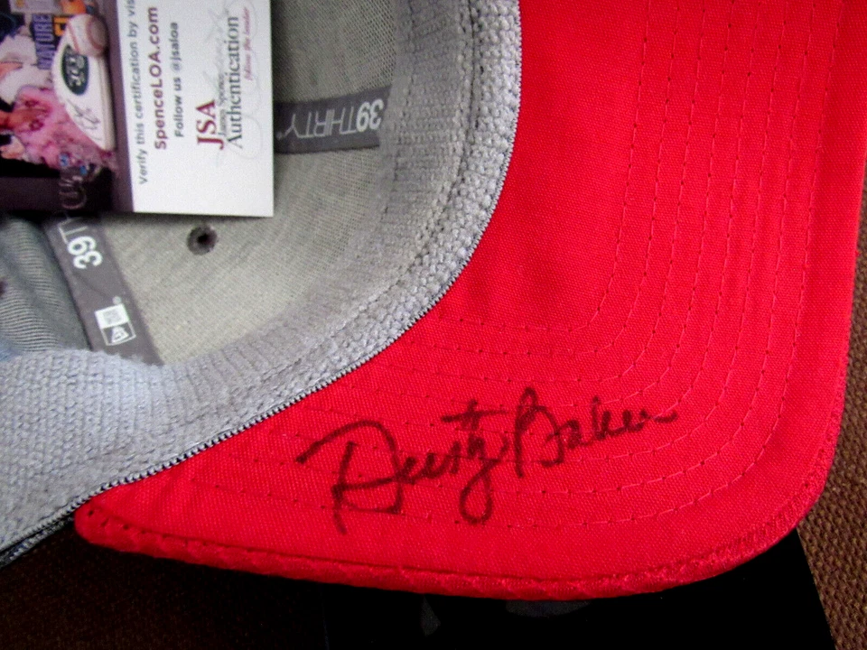 DUSTY BAKER 2004 GERENTE NACIONAL FUTURO CORTE FIRMADO AUTOMÁTICO NUEVA ERA GORRA SOMBRERO JSA Foto 2 de 4