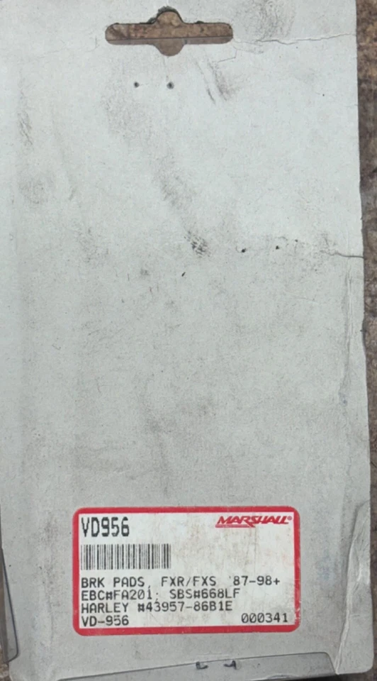 Pastillas de freno Vesrah VD-956 Harley-Davidson Electra Glide Road King Tour Glide 1340 Foto 3 de 3