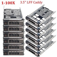 Lot KG1CH 3.5" LFF HDD Caddy Tray For Dell R730 R630 R730xd R430 T330 T430 T630