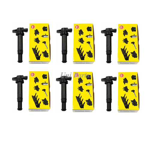 For Hyundai Santa Fe Kia Optima 2.7L 27301-3E100 6pcs Ignition Coil - Picture 2 of 6