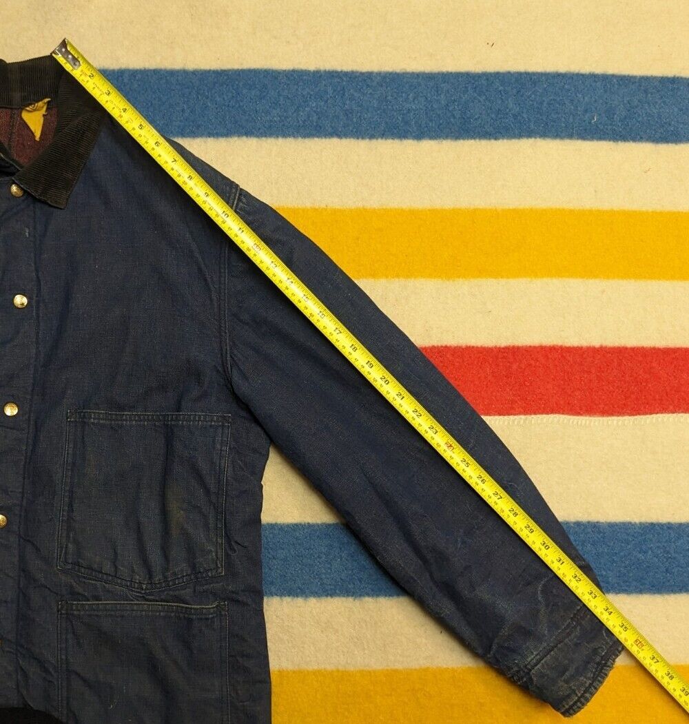 VTG 50s 60s Carter's USA Distressed Blanket Lined Selvedge VTG 50s 60s Carter's USA Distressed Blanket Lined Selvedge