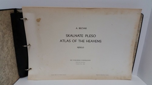 Skalnate Pleso Atlas of the Heavens 1950.0  A. Becvar 1969 Complete