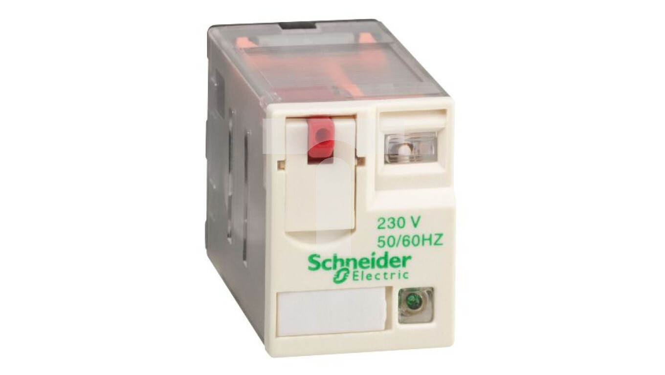 Miniature plug-in relay - Zelio RXM, 3 changeover contacts, 230 V AC - LE /T2UK