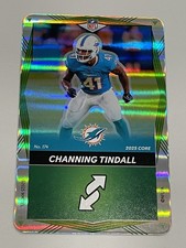 2025 UNO Elite Football Green Foil #174 - Channing Tindall - Miami Dolphins