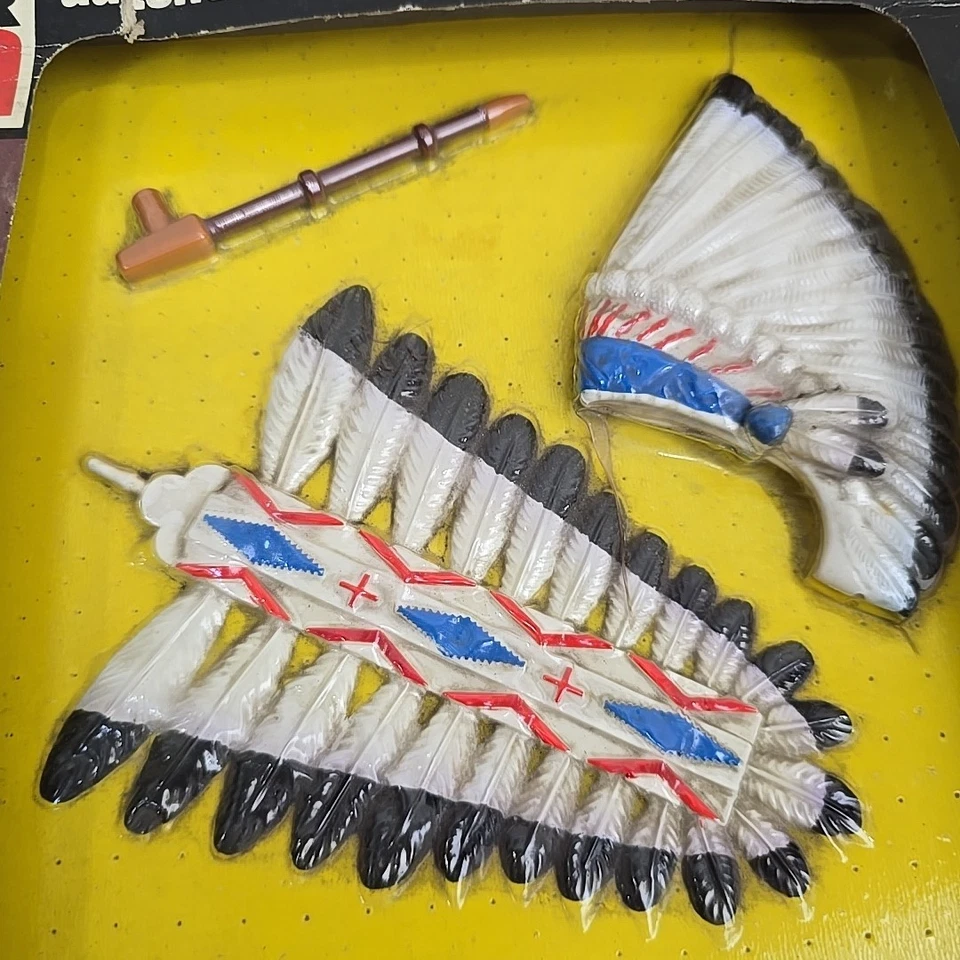 GI Joe GEYPERMAN Geyper Action Man Wild West Indian Juego de accesorios 1975 España Foto 4 de 4