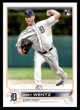 2022 Topps Update Joey Wentz #US295 Detroit Tigers Rookie RC MLB Baseball