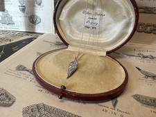 Eleganter Diamant Anhänger 750 Weißgold - 0,7 Karat