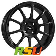 Barracuda Summa matt black 7.5x17" ET35 LK4 100 ML 73.1 Alufelgen 17 Zoll