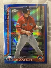 2025 Topps Pro Debut Brooks Brannon #PDC-96 Chrome Blue Refractor /150