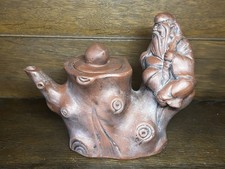 Yixing Keramik SELTENE Chen Mingyuan Geschnitzte Yixing Ton Teekanne