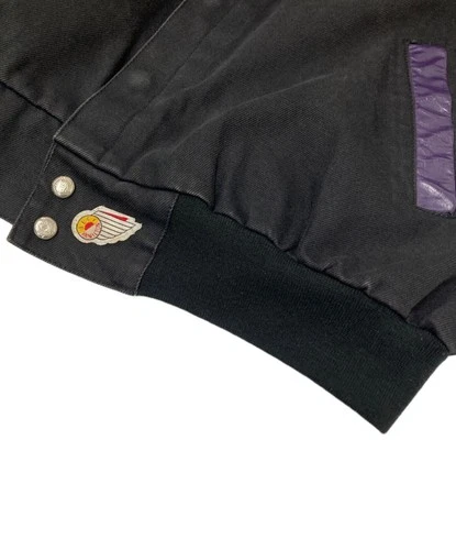 JEFF HAMILTON x LOONEY TUNES Collab Leather Switching Jacket Men's Size X Black image 8