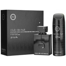 Image of ARMAF CLUB DE NUIT INTENSE GIFT SET: EDT 105ML SPRAY - BODY SPRAY 200ML