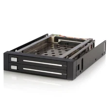 StarTech StarTech 2 Drive 2.5in Trayless Hot Swap SATA Mobile Rack Backplane -