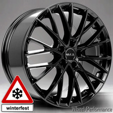 23 Zoll MM2 Alufelgen 10+11,5x23 5x112 ET30-47 schwarz gl&auml;nzend f&uuml;r Mercedes GLS
