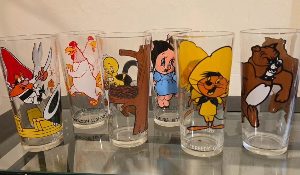 Gafas Warner Bro SERIE COLECCIONISTA PEPSI '73'75 '76 Bugs Piolín Silvestre Rápido Foto 3 de 4