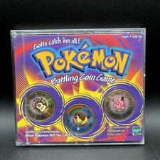 1999 Pok&eacute;mon Battling Coin Game Hasbro Clefairy #35 Raticate #20 Pidgey #16