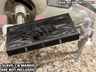 VINTAGE-STYLE STAR WARS ROTJ SLAVE-1 EWOK IN CARBONITE - REPRO W/DECALS