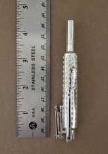 Oem Ertl Silver Chrome Plastic Smoke Stack From Conventional Cab Pennzoil Truck