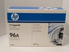 Genuine HP 96A Black Print Cartridge Toner LaserJet 2100 2200 Sealed NIB C4096A