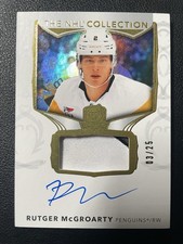 24-25 The Cup Hockey The NHL Collection Rookie Patch Auto Rutger McGroarty #/25