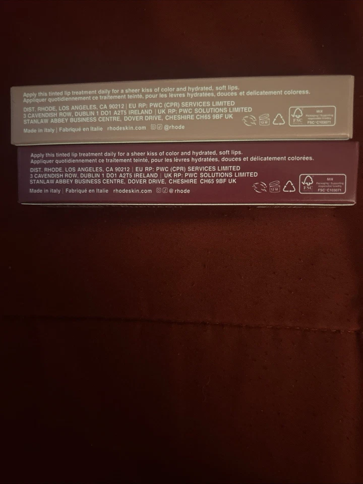 Rhode Peptide Lip Tint Duo - Juego de color de labios hidratante Foto 2 de 3